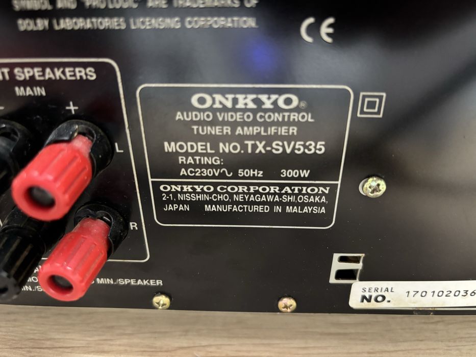 Стерео ресивър/усилвател Onkyo+колони Pioneer