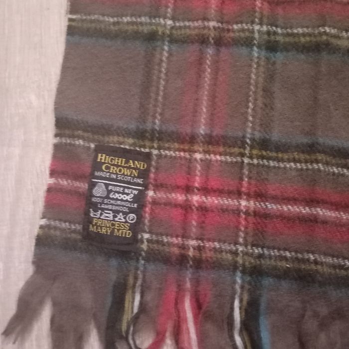 Lot fular Highland Crown Scoția unisex lână pura