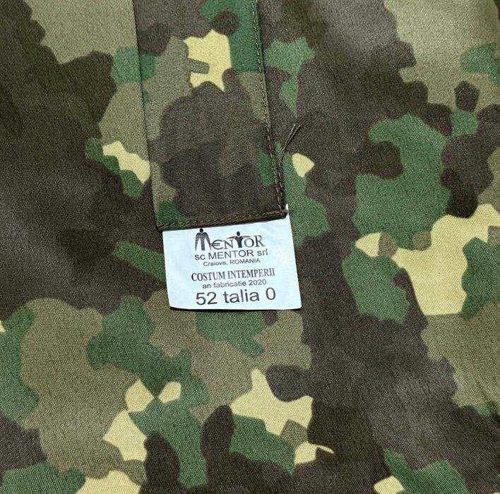 Pantaloni Combat Ploaie MApN Originali M2017 Impermeabili Noi cu Husă