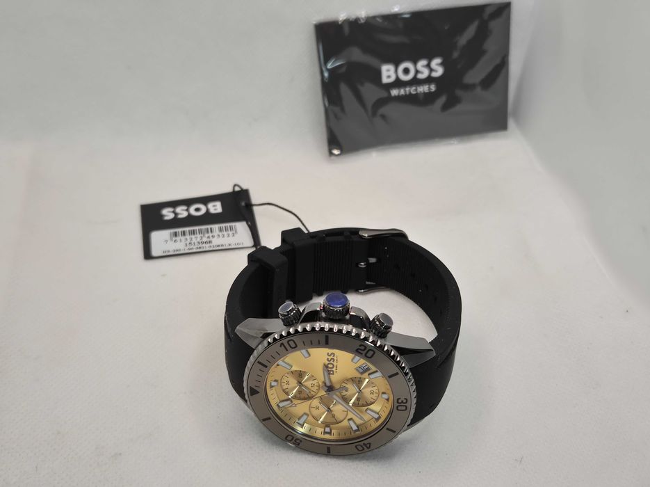 Ceas Barbatesc Cronograf Boss Original  1513968,NOU,Garantie 2 ani