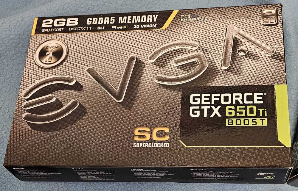 Vand EVGA GeForce GTX 650Ti Boost cu 2GB GDDR5