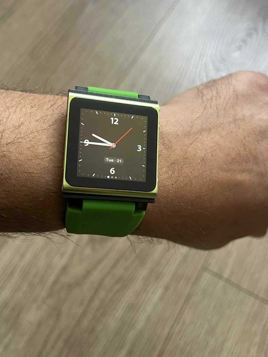 Ipod Nano 6th gen 8GB IWATCH+curea ceas+cablu date/incarcare+casti