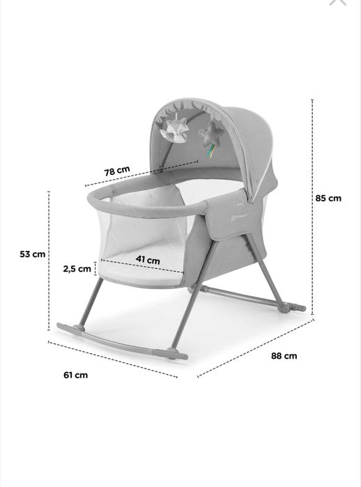 Бебешко легло 3в1 ново