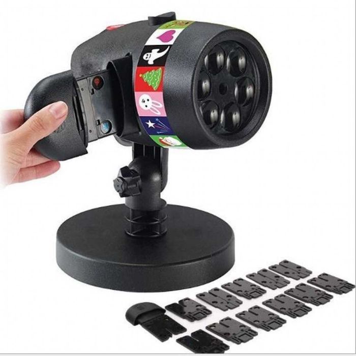 LED проектор с избор от 12 сменящи се Halloween диска