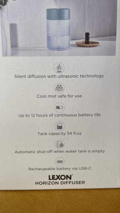Difuzor Aromaterapie Lexon Horizon Diffuser