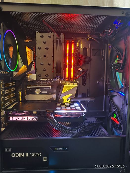 Геймърски i9 9900K, RTX 3060Ti 8GB, RAM 16GB DDR4 3466, SSD 512GB NVME