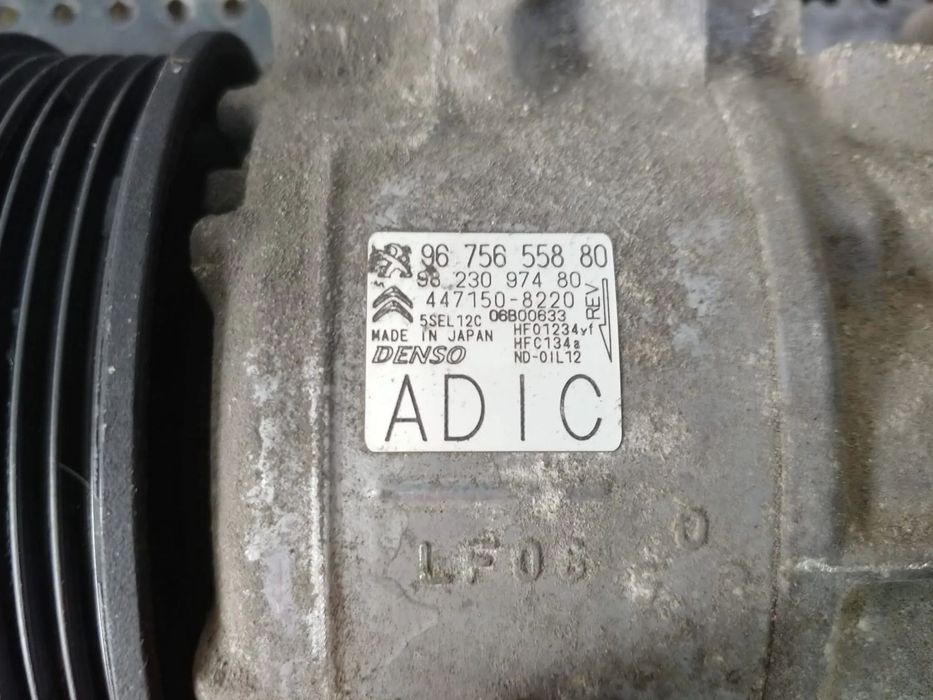 compresor clima ac 1.6b 5g06 citroen c5 aircross 9675655880  447150-8220