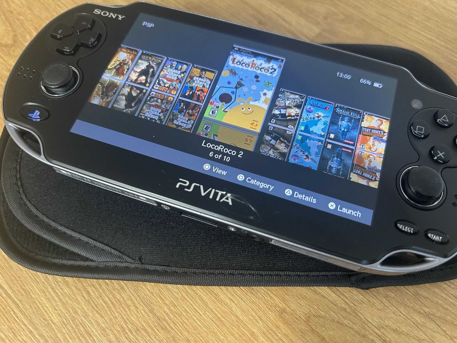 PS Vita OLED modată — Vita + PSP + emulatoare | Import Japonia