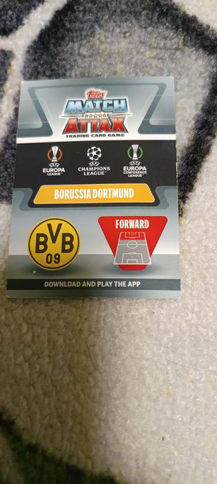 Haaland карта от шампионската лига