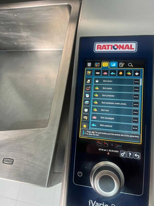 RATIONAL iVario Pro -Tigaie basculanta cu basculare automata 100 LITRI