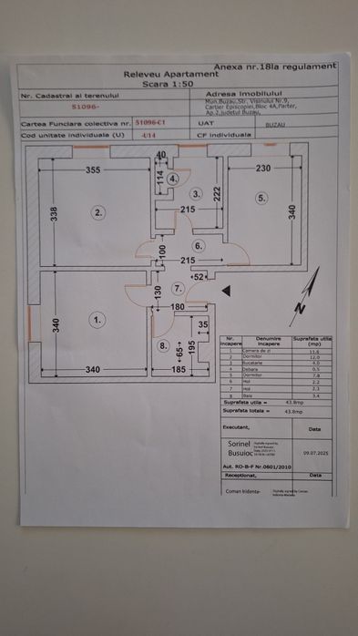 Vanzare ap.3 camere Buzau cartier Obor