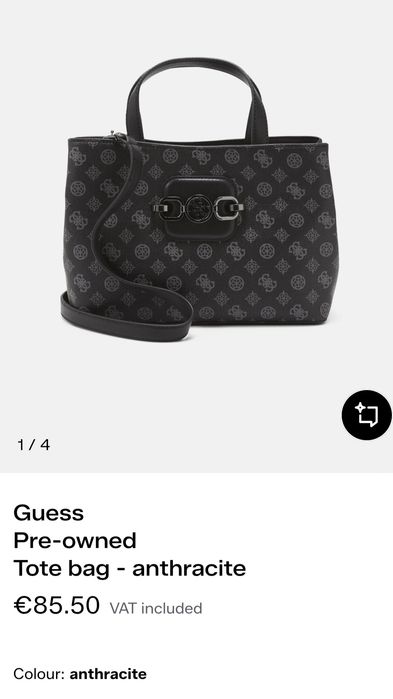 Poseta gri antracit GUESS