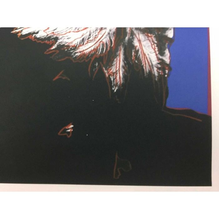 Andy Warhol - Red Bald Eagle, litografie