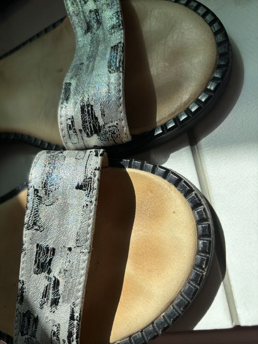 Дамски сандали ествествена кожа