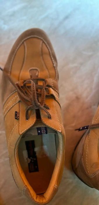 НОВИ Мъжки обувки Australian Footwear — Номер 50 (Стелка 33 см) — Естествен велур