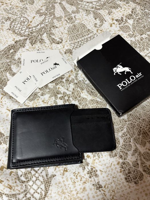 Нов мъжки портфейл POLO Air – кожен, в кутия