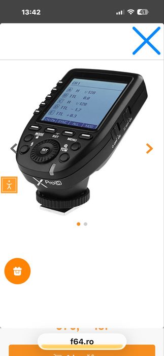 Godox TTL XPRO-C Transmitator Wireless pentru Canon+Telecomanda