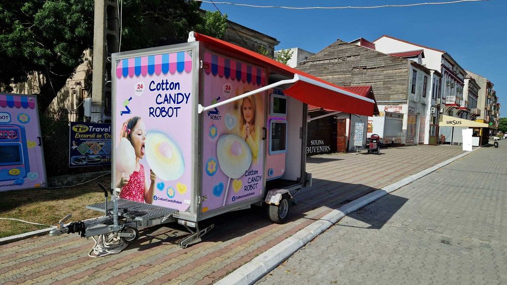 Vând afacere la cheie automate vată de zahăr și înghețată