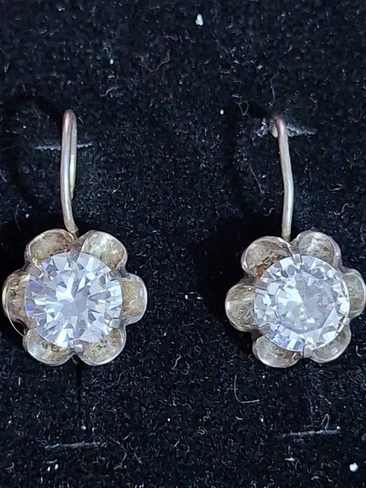 Серьги серебро советское
