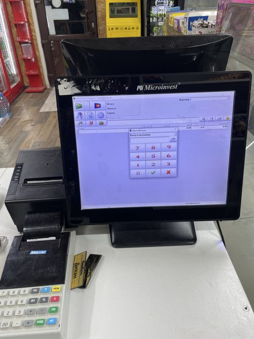 Продам моноблок чек принтер весы