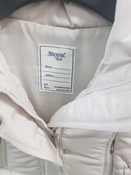 Geaca Mayoral 92 (1, 2, 3 ani) Crem