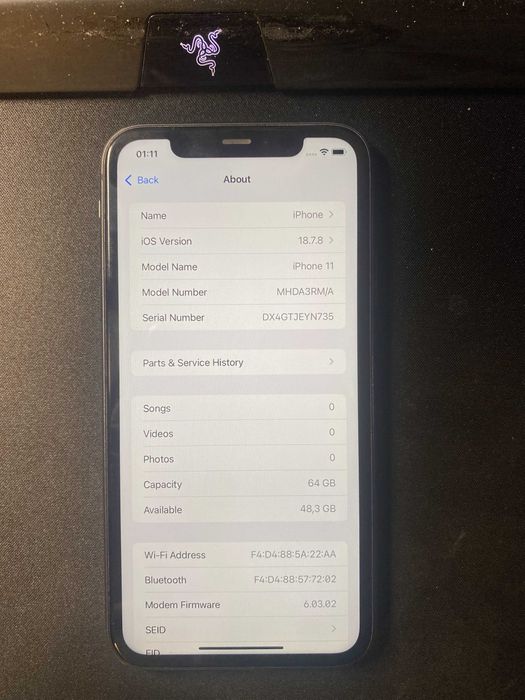 Iphone 11 64GB Neverlocked