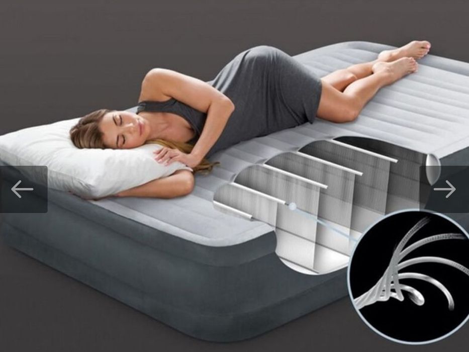 Надуваем матрак IntexDura-Beam Delux191/99/33см