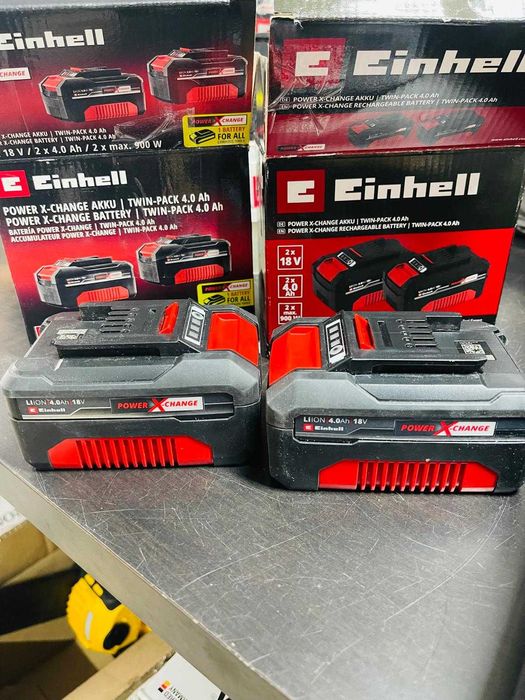 Set 2 baterii Einhell PXC Twin Pack 4,0 Ah Power X-Change