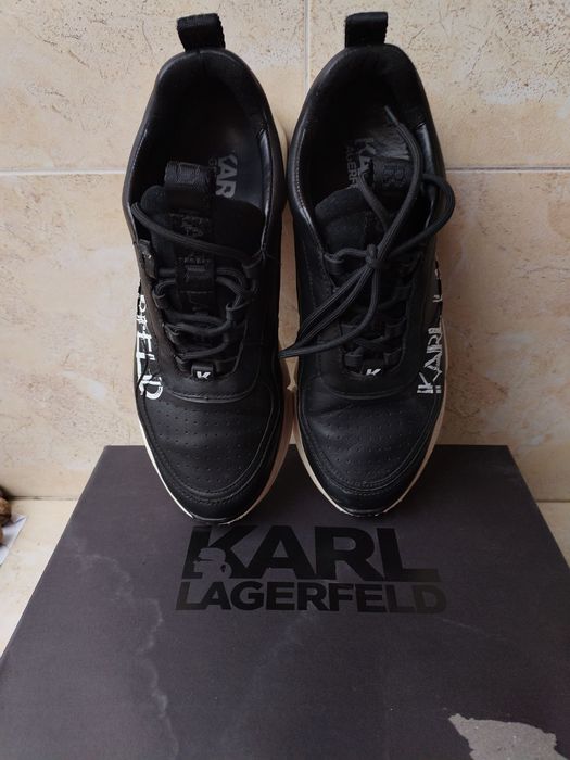 karl lagerfeld kl51710-000 - страхотни мъжки кецове 43