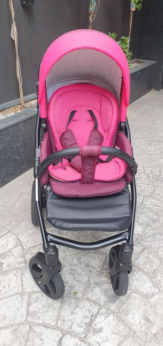Бебешка количка 3в1 BUBA BELLA за момиче