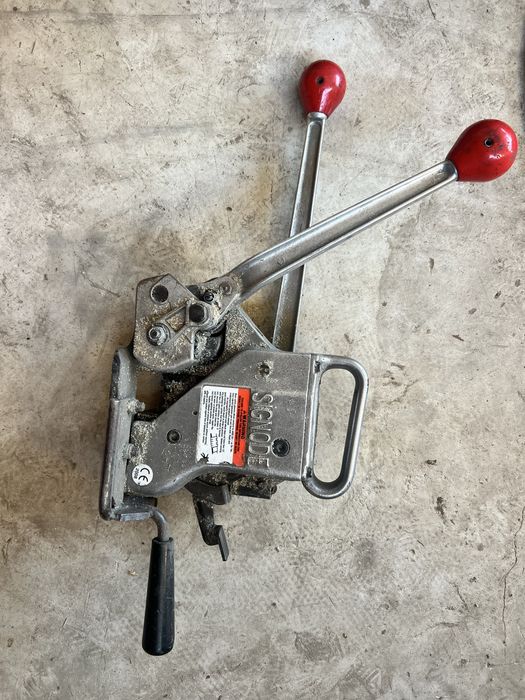 Aparat manual legat banda metalica paleti SIGNODE (profesional)