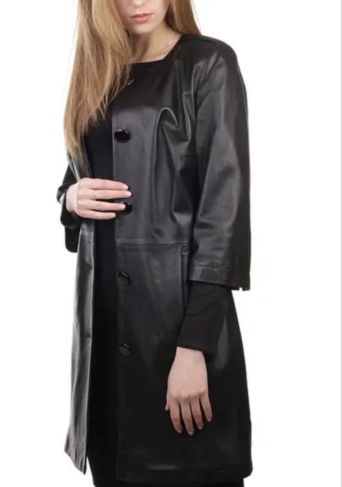 Продам кожаный плащ