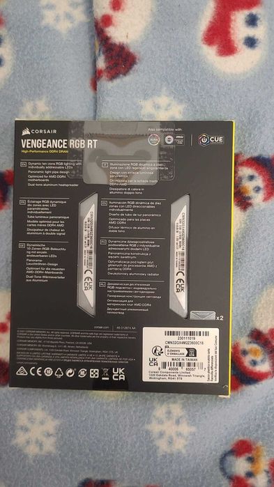 memorie ram ddr4 Corsair Vengeance RGB de 32GB DDR4 3600MHz CL16 , noi
