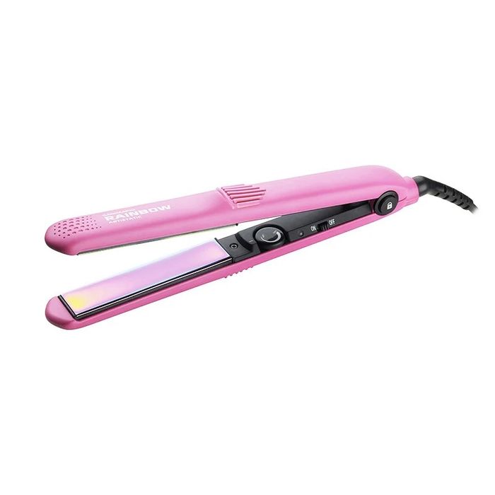 Преса за коса Gamma+ Rainbow Antistatic І Розово | Черно | Синьо