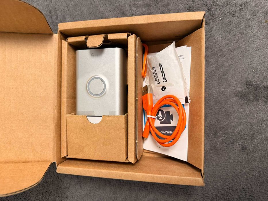 Sonerie Video Inteligenta Ring Battery Doorbell – Satin Nickel
