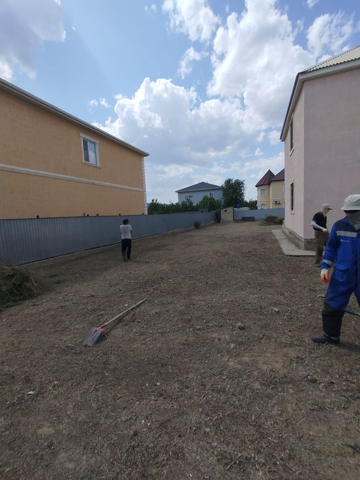 Уборка территории.Покос травы