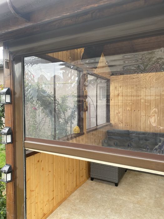 Rulou electric folie transparenta Somfy