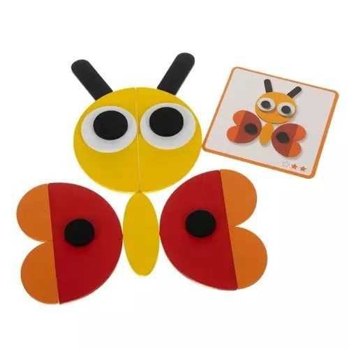 Дървен образователен пъзел Kruzzel