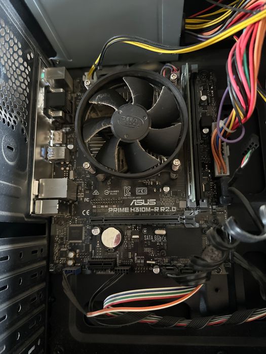 H310 Asus/G5400 Intel pentium gold/куллер