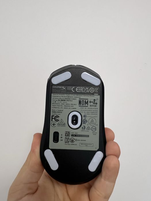 Mouse gaming wireless hyperx haste 2