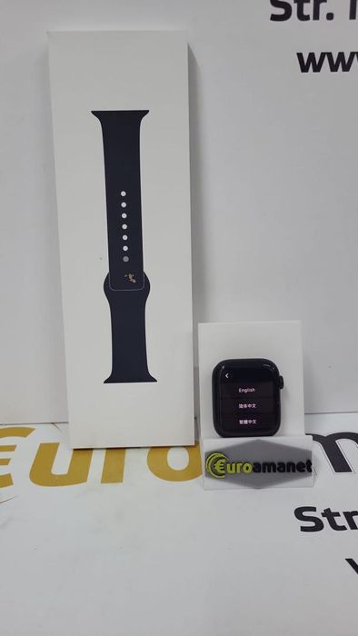 Apple Watch 9, GPS, Carcasa Midnight Aluminium 45mm -N-