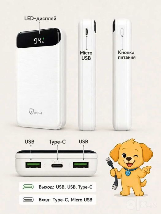 Power bank Guardian SH 920 2A 10000 mAh