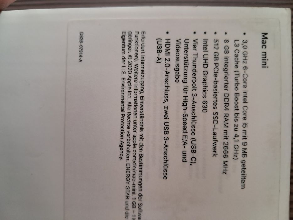 Продам Mac mini A1993