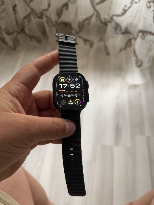Apple Watch Ultra 3, GPS + Cellular, Carcasa Black Titanium 49mm, Black