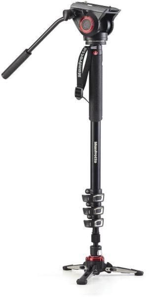 Manfrotto MVMXPRO500 monopied video fluid cu cap si baza Fluidtech