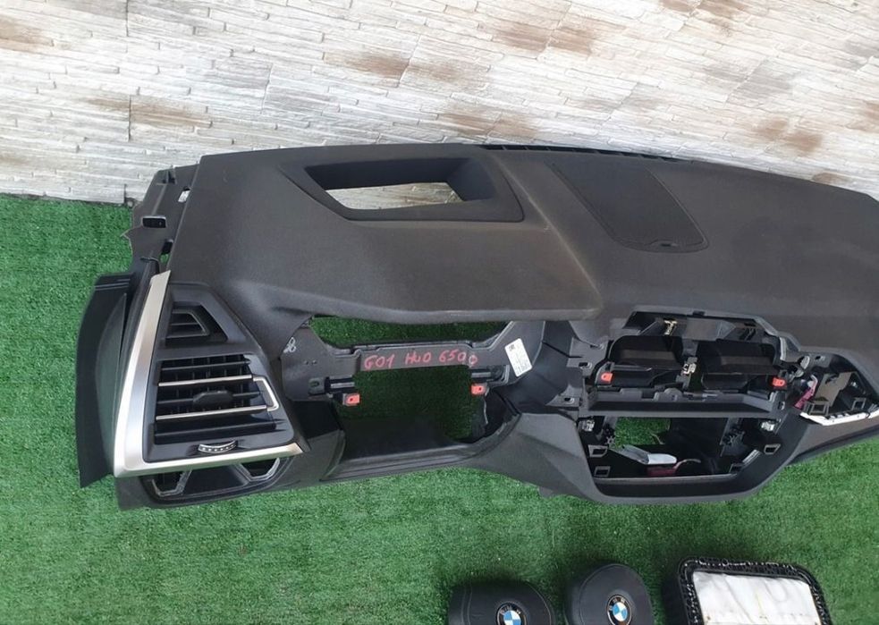 plansa bord completa cu airbaguri bmw x3 g01 x4 g02 cu head up display