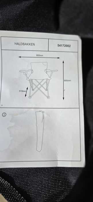 Două scaune pliabile camping pescuit