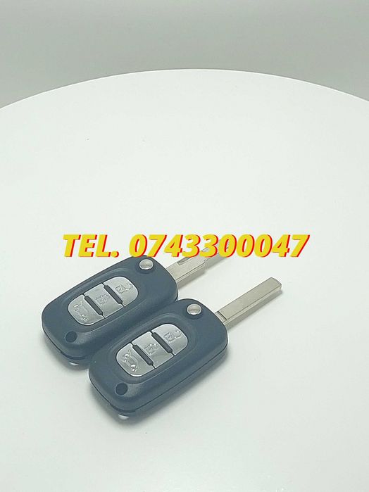 Carcasa Telecomanda Tip Briceag, Renault Clio Megane Kangoo 2 Modus 3