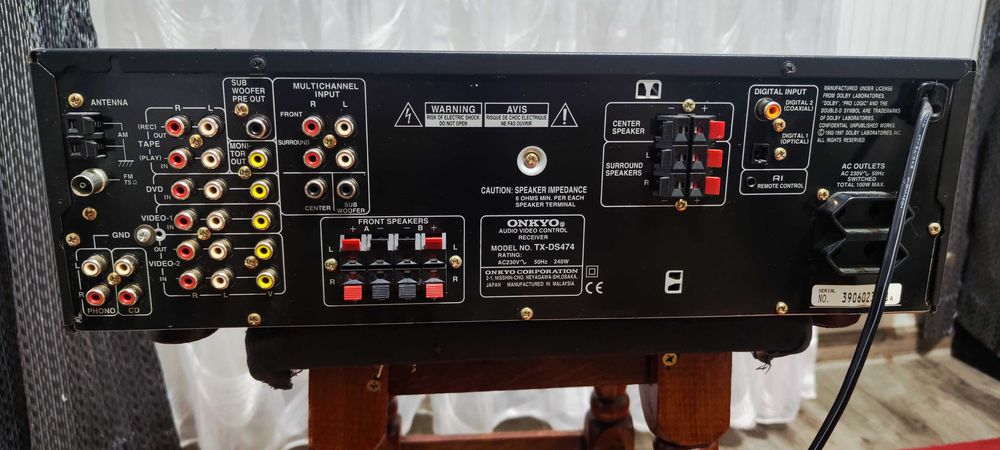 Amplificator Audio Onkyo TX-DS474 Statie Audio Amplituner