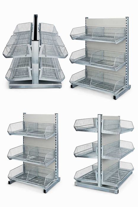 Rafturi gondola pentrui legume - fructe , articole mici , etc..